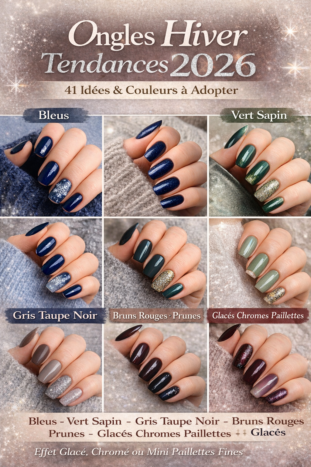 41 idées Ongles hiver tendance (2026)