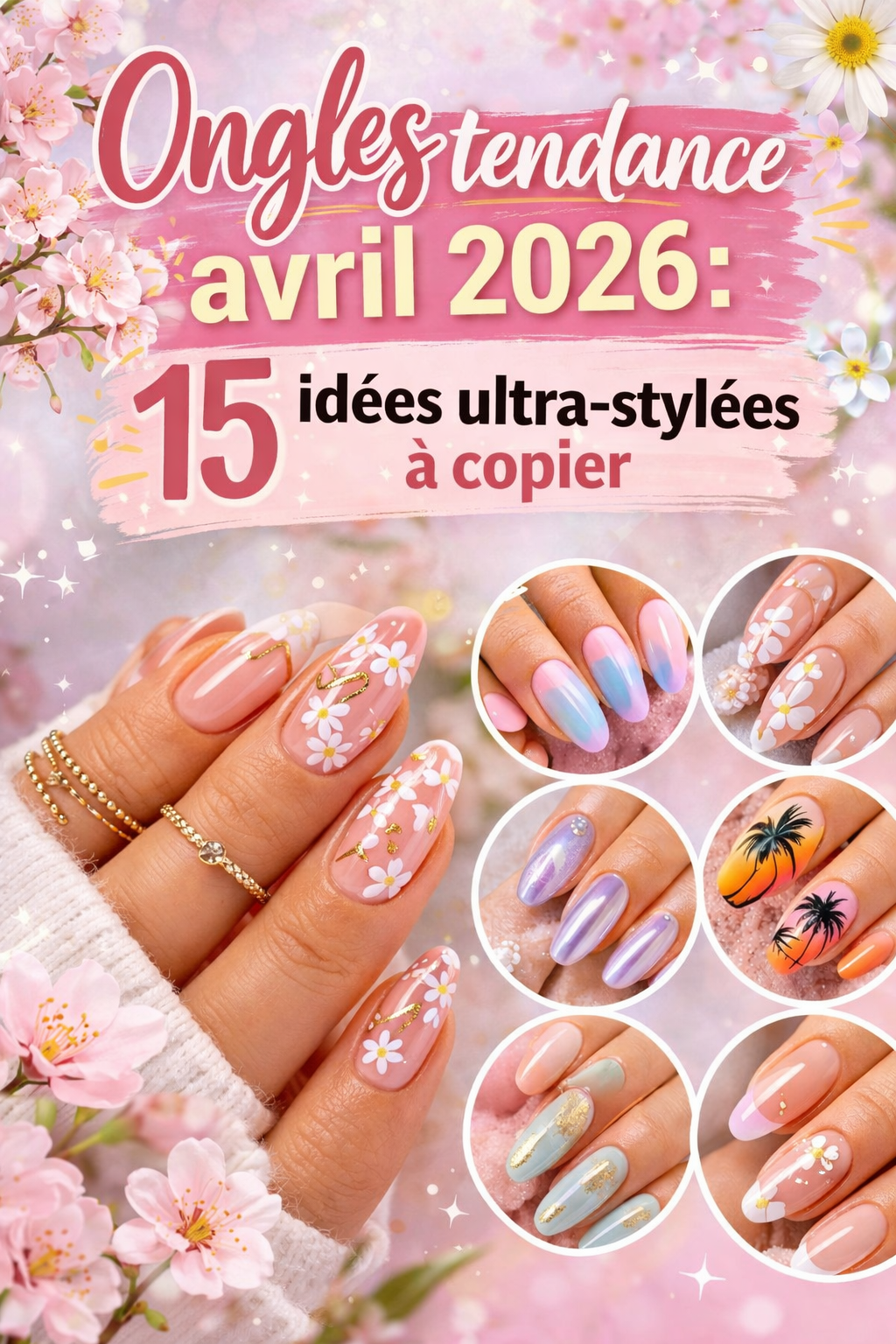 Ongles tendance avril 2026 : 15 idées ultra-stylées à copier