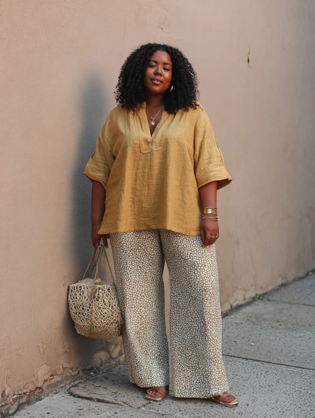 tenue élégante grande taille femme ronde cérémonie
