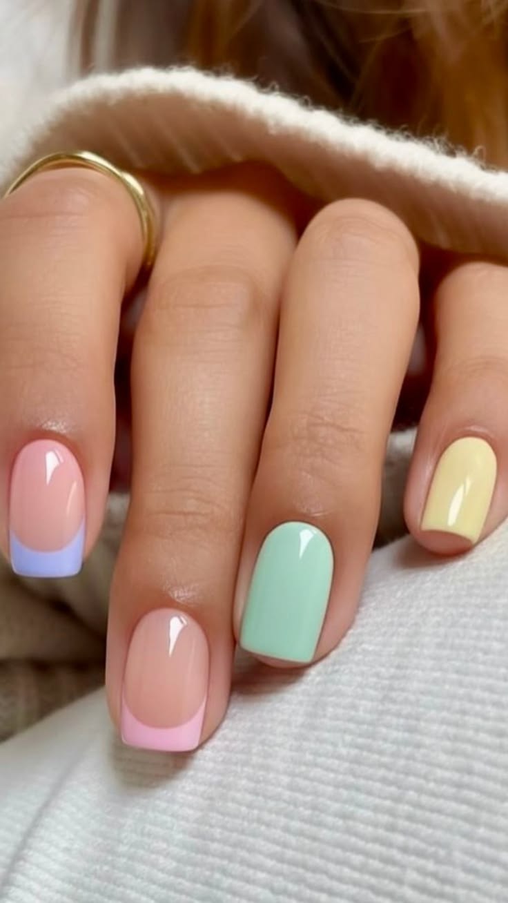 tendances multiples ongles printemps