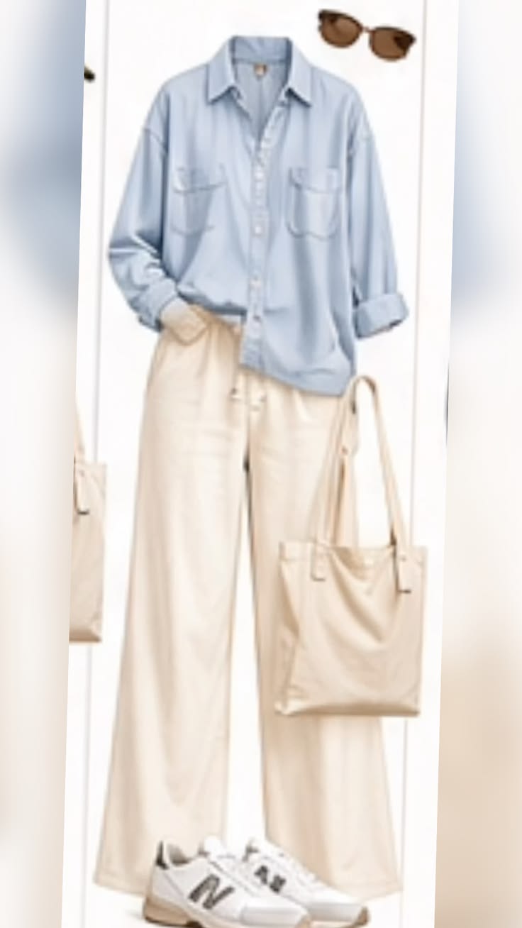 Look casual avec veste en jean