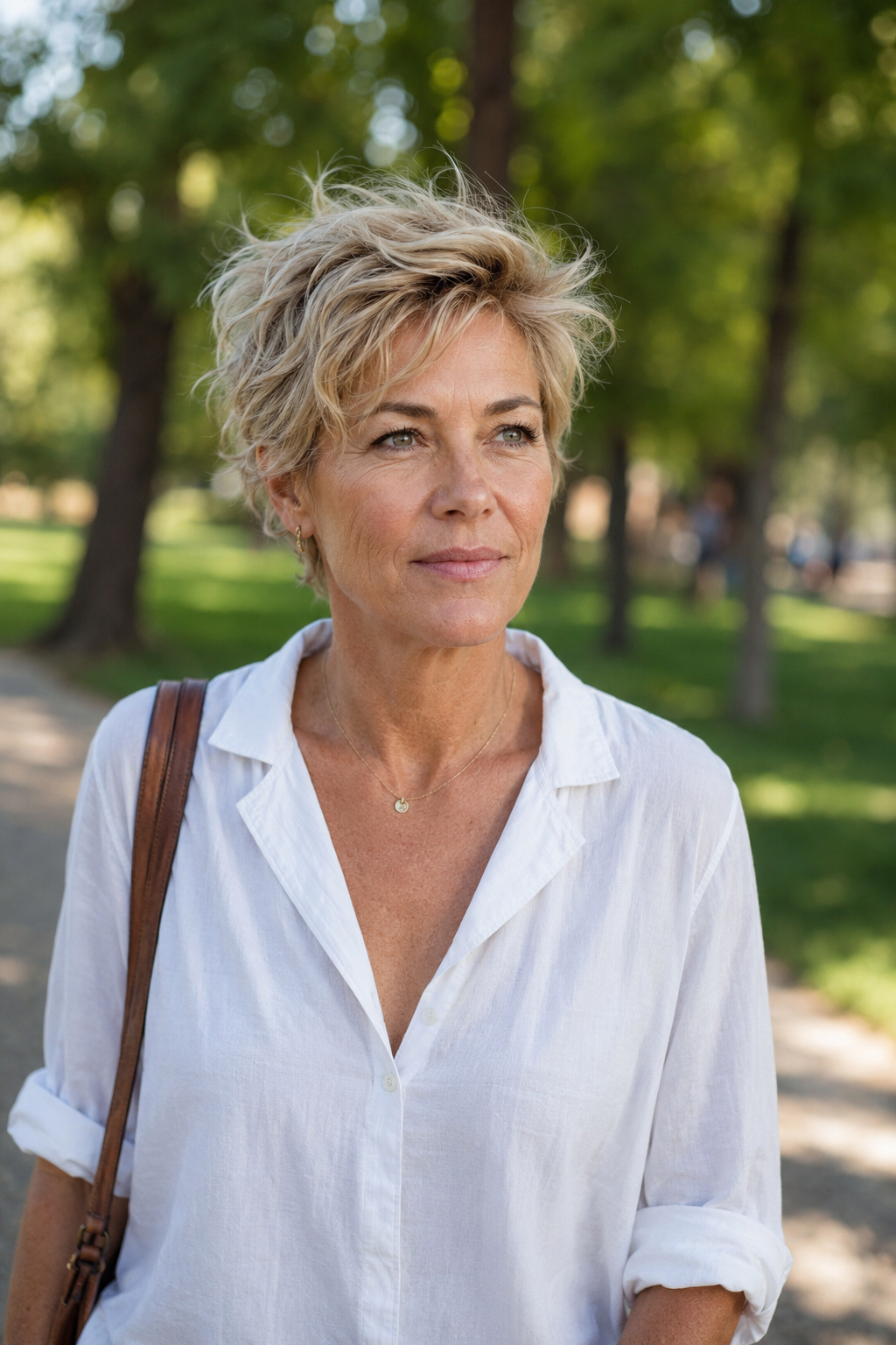 Coupe pixie longue et texturée