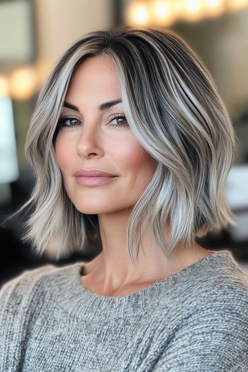Dégradé gris et brun harmonieux